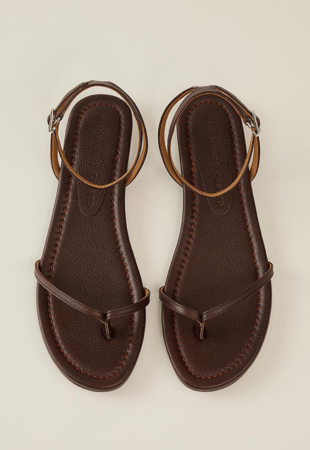 Lily Strap Sandal - Crushed Brown