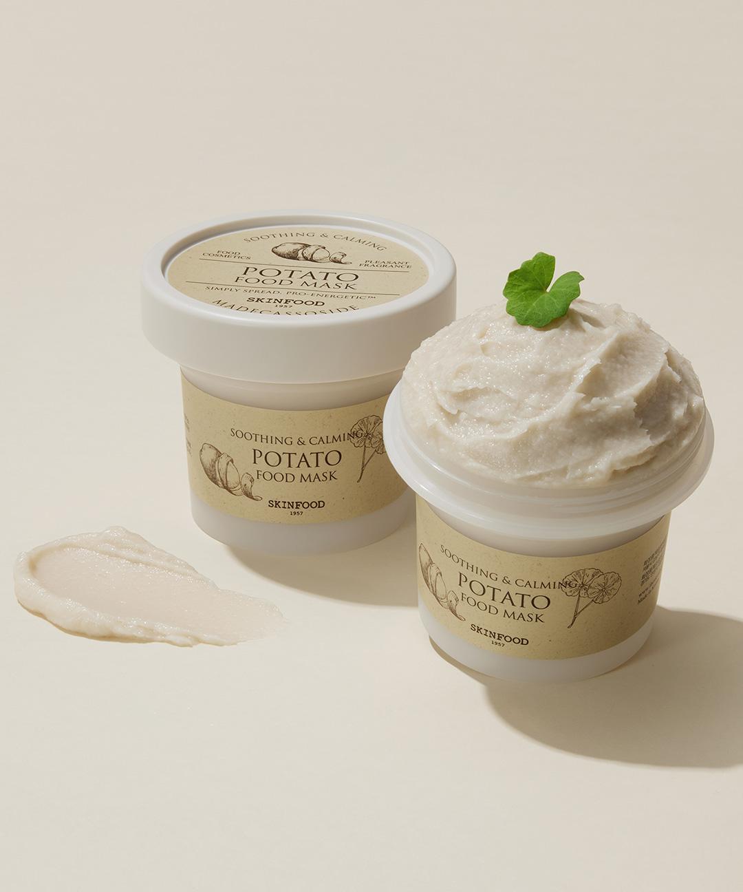 스킨푸드 [1️⃣+1️⃣][감자팩/패드2매입x5매증정🥔] 푸드마스크 7종 (감자🥔/딸기🍓/허니/라벤더/민트/레몬🍋/살구/샤인머스캣)