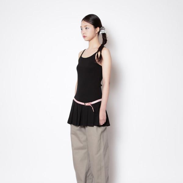 [4차 12/23출고] PLEATS MINI ONE-PIECE (BLACK)