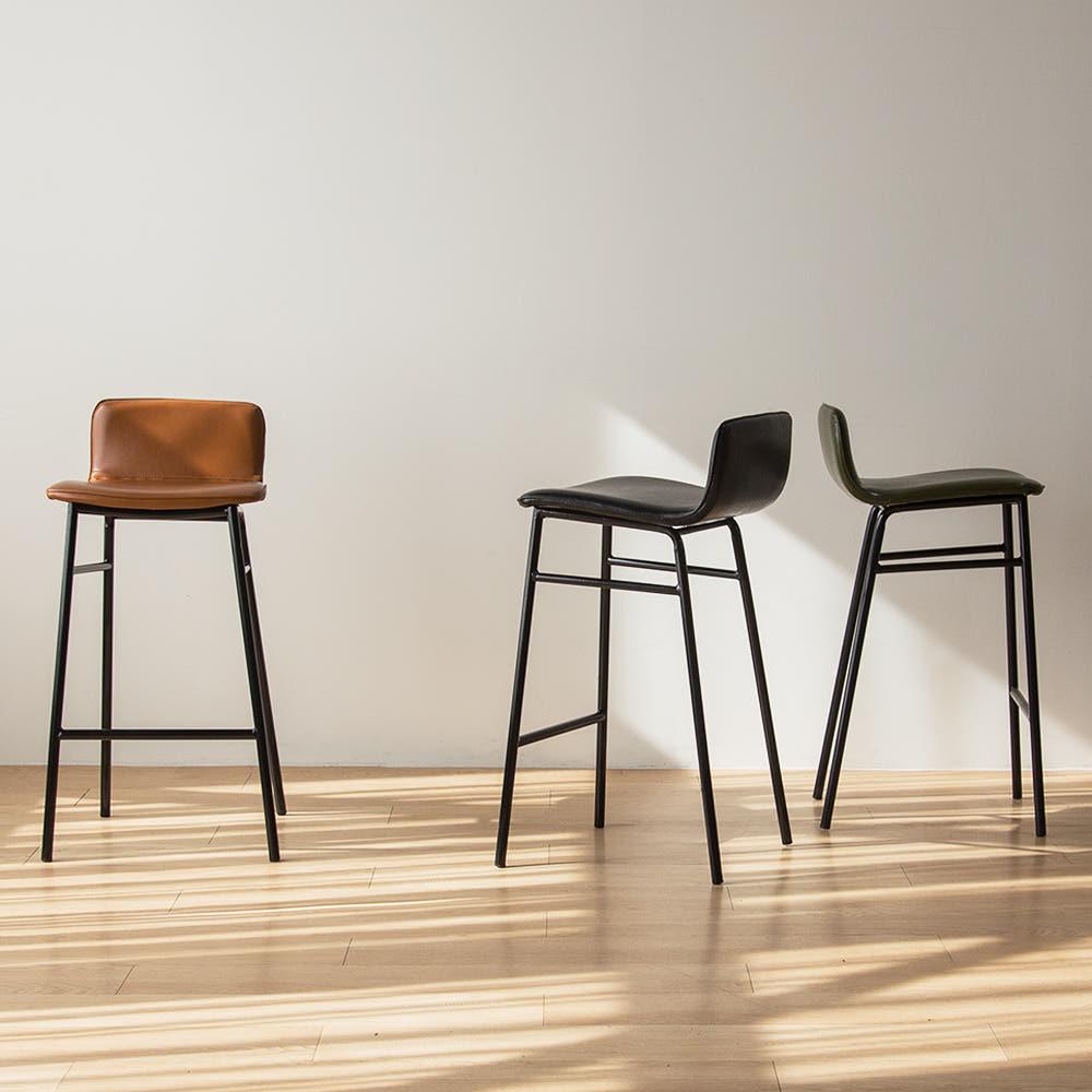 빈 가죽 홈바의자 높은 아일랜드 바 의자 체어