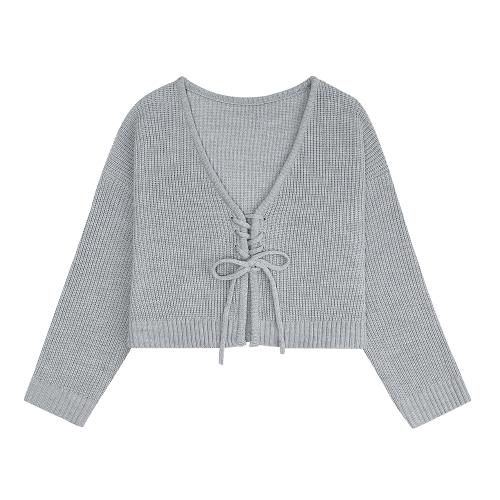 아일렛 스트링 니트 가디건(THCCI2938)