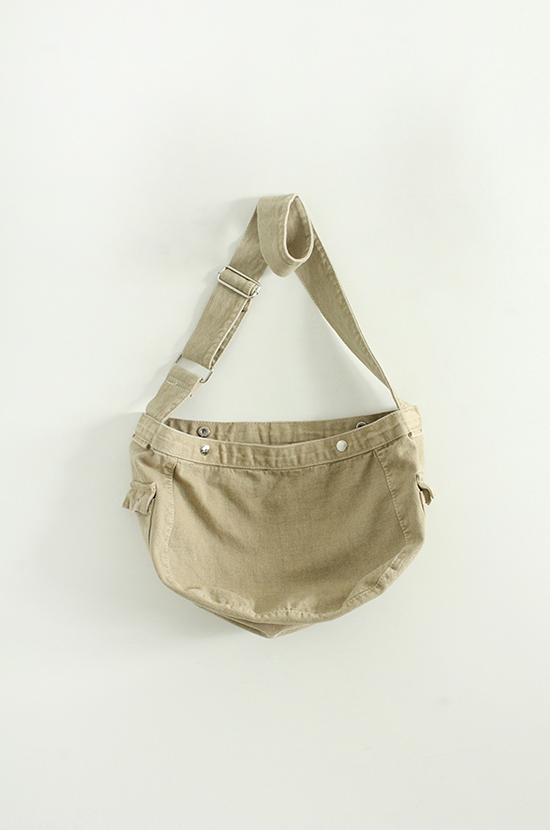 washed cotton strap bag
