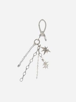 VACANT STAR KEYRING SILVER