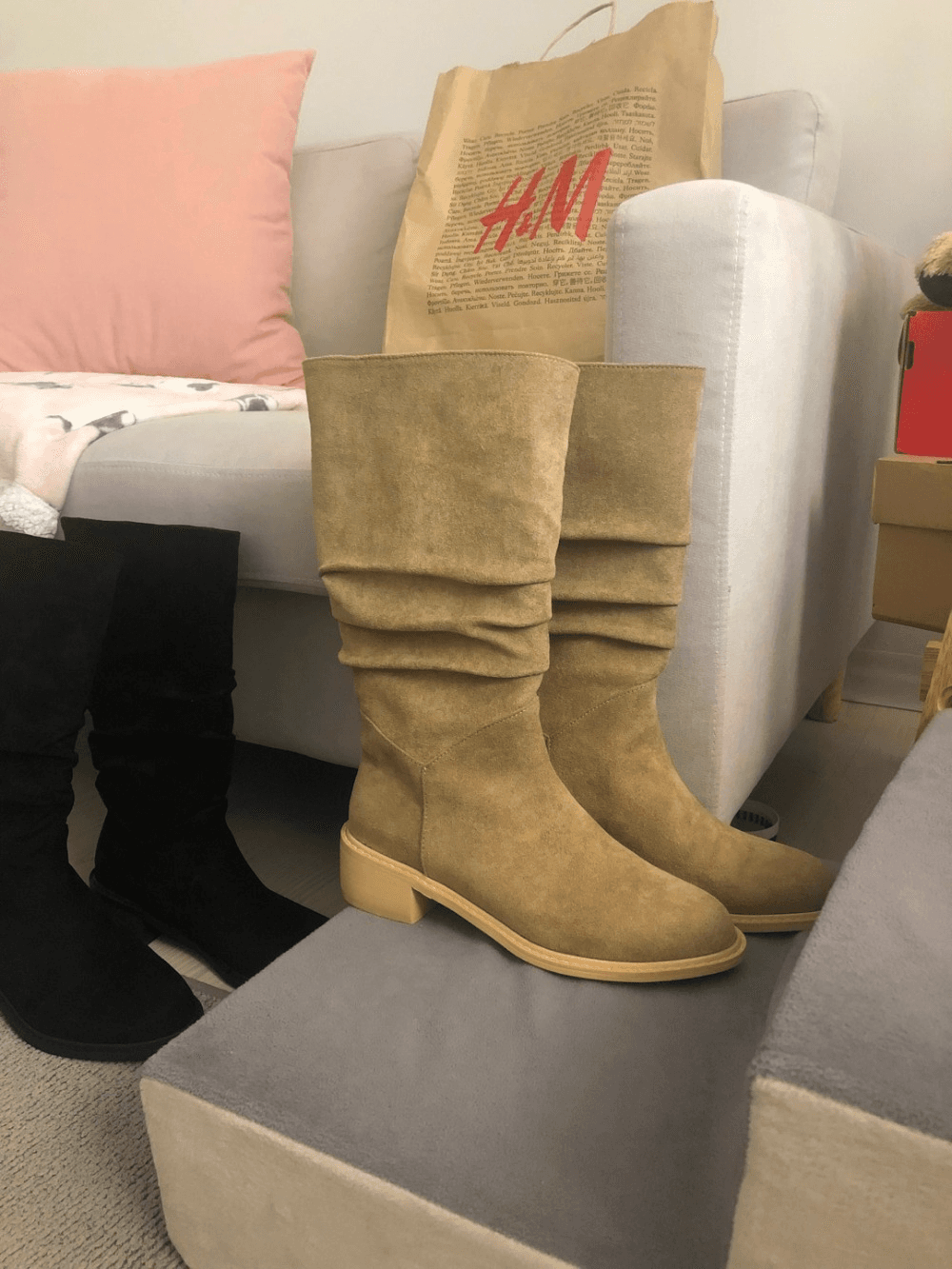 shirring middle boots(*일주일소요)