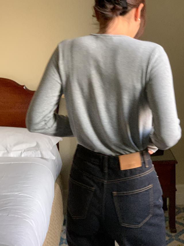 어베인 🌸봄 [단독] 이염❌ 5000장돌파!💕URBANE MADE💕 데어 여성 논페이드 와이드 생지 데님 팬츠 청바지/데일리룩/여행룩/데이트룩/출근룩