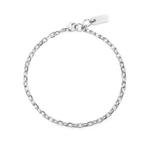 3mm컷티드 써지컬스틸 슬림 체인팔찌 (C2101-AC795_SV)