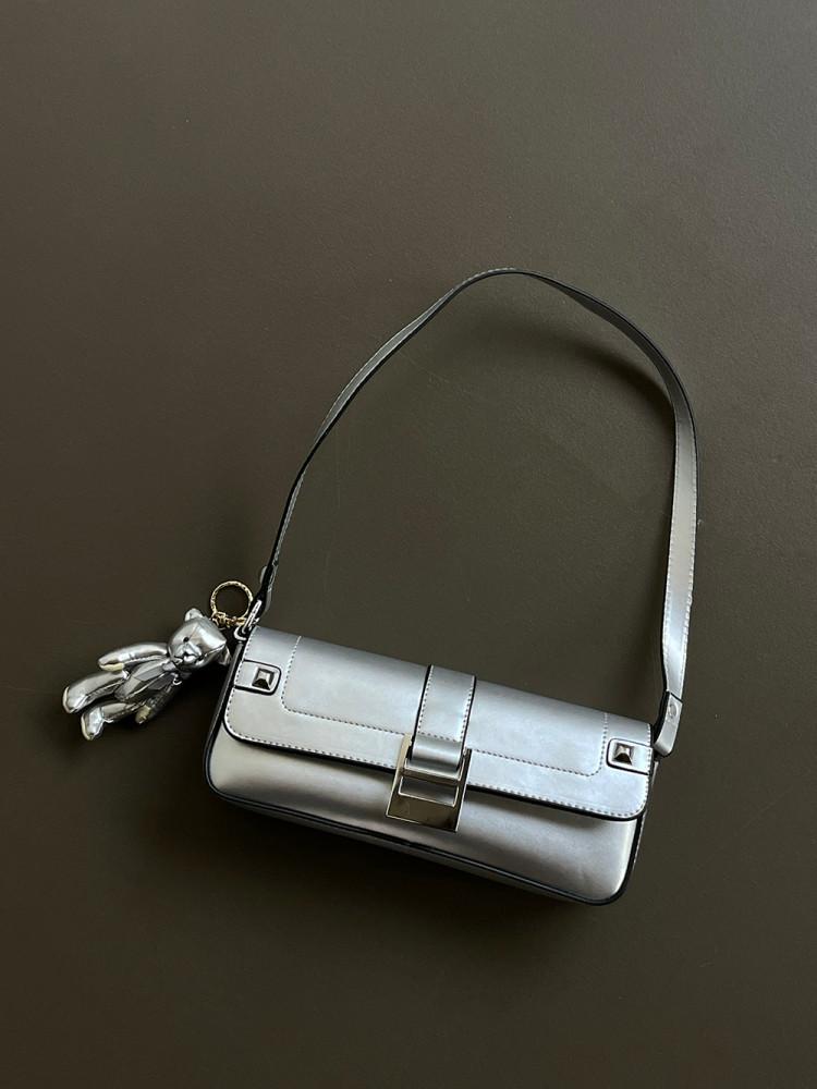 미니 바게트 숄더백