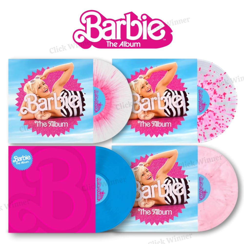 바비 LP 영화 OST 바이닐 레코드판 앨범 음반 무비굿즈 핑크 Pink Splatter