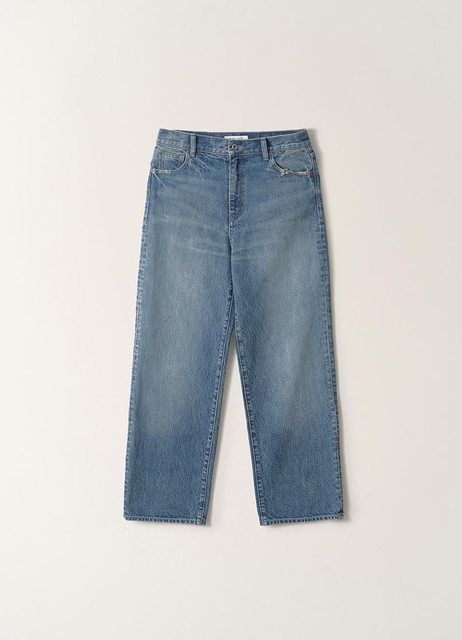 2ND / Faded Light Denim Pants (Light Indigo, W)