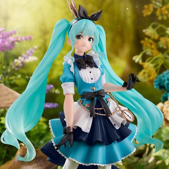 [2024년 5월 발매/6~7월 입고예정]타이토 보컬로이드 하츠네 미쿠 amp 피규어 이상한 나라의 앨리스 ver 일본 내수용