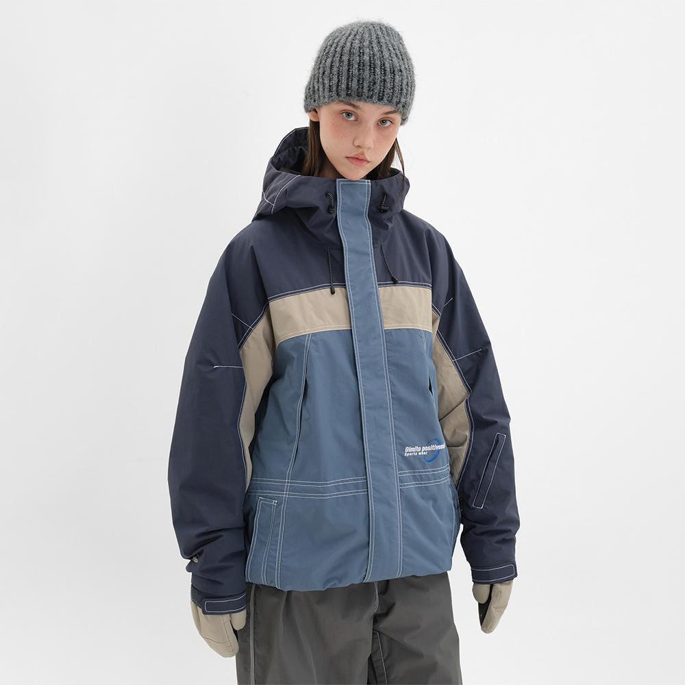 디미토 2425 DIMITO WORKS STITCHED JACKET DEEP BLUE 스노우 보드복 자켓