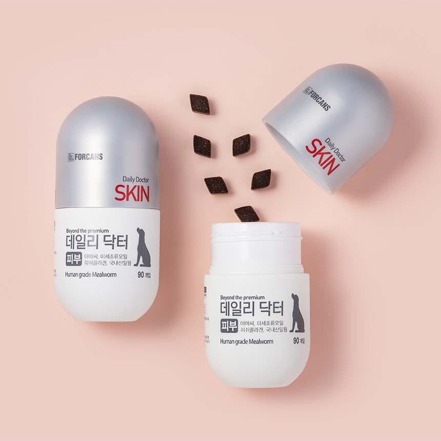 [유통기한임박, 23년8월17일] 포켄스 독 데일리닥터 피부 220g