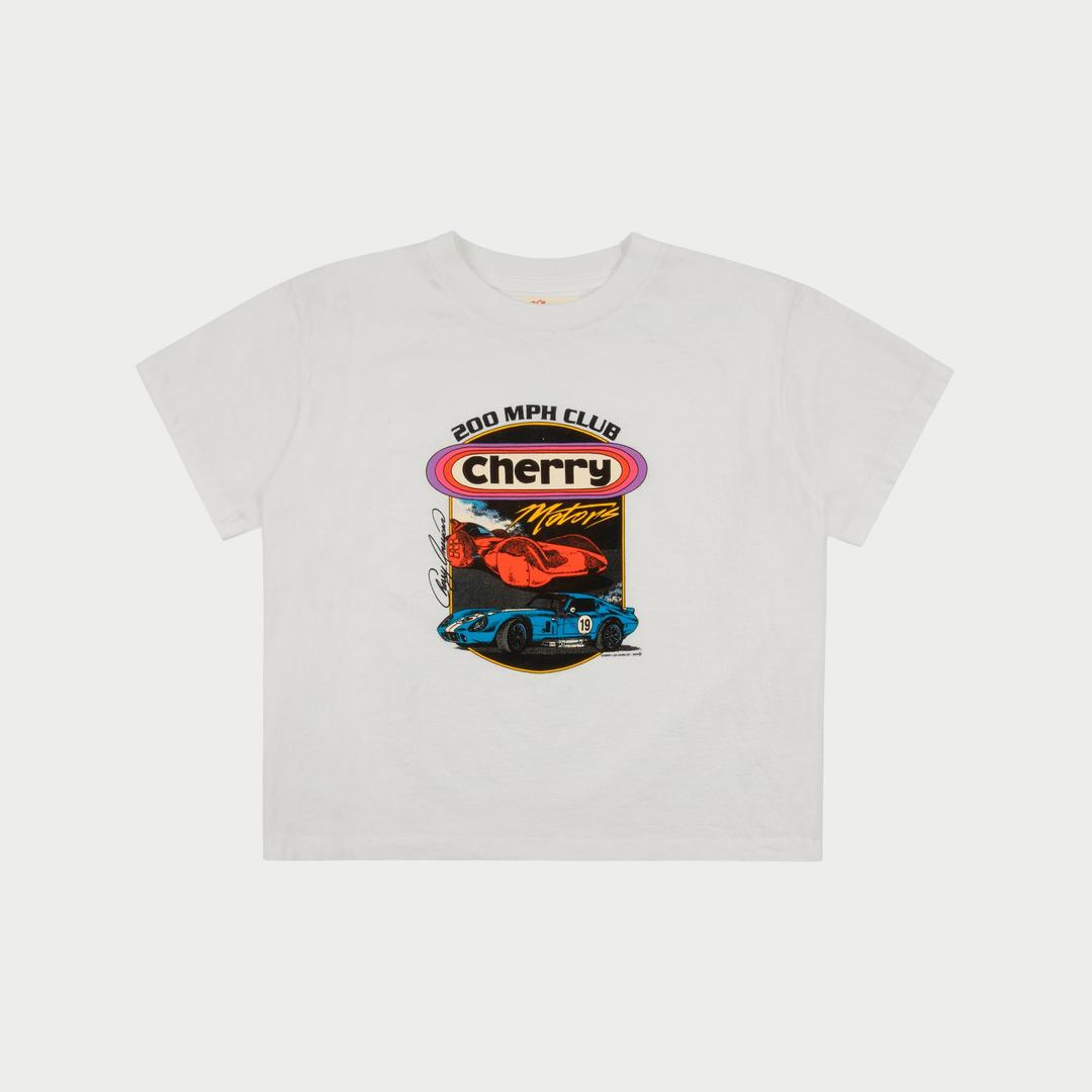 Cherry Motors Women's Boxy Tee (Vintage White) - XS