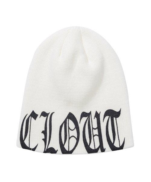 CLOUT BEANIE white