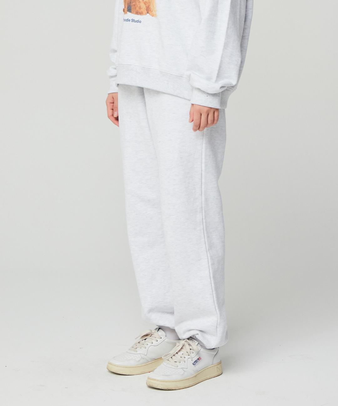 에센셜 스웻 조거 팬츠 그레이화이트