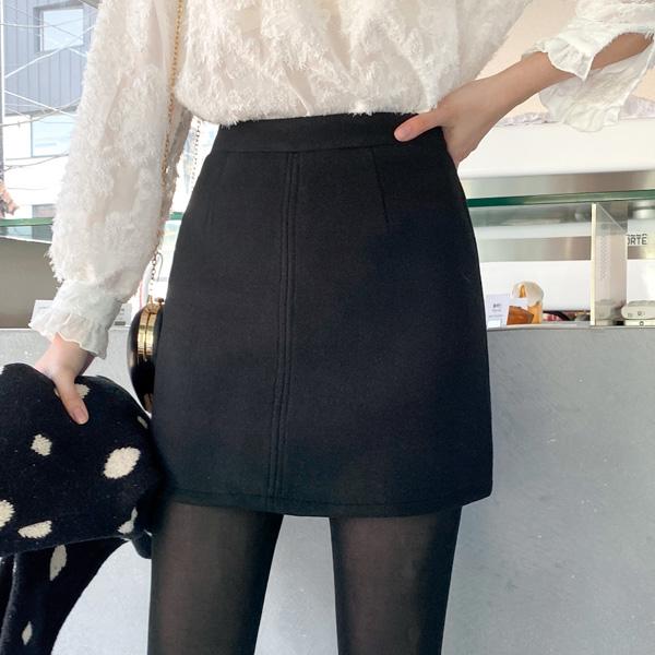 홀드나잇*모직스커트