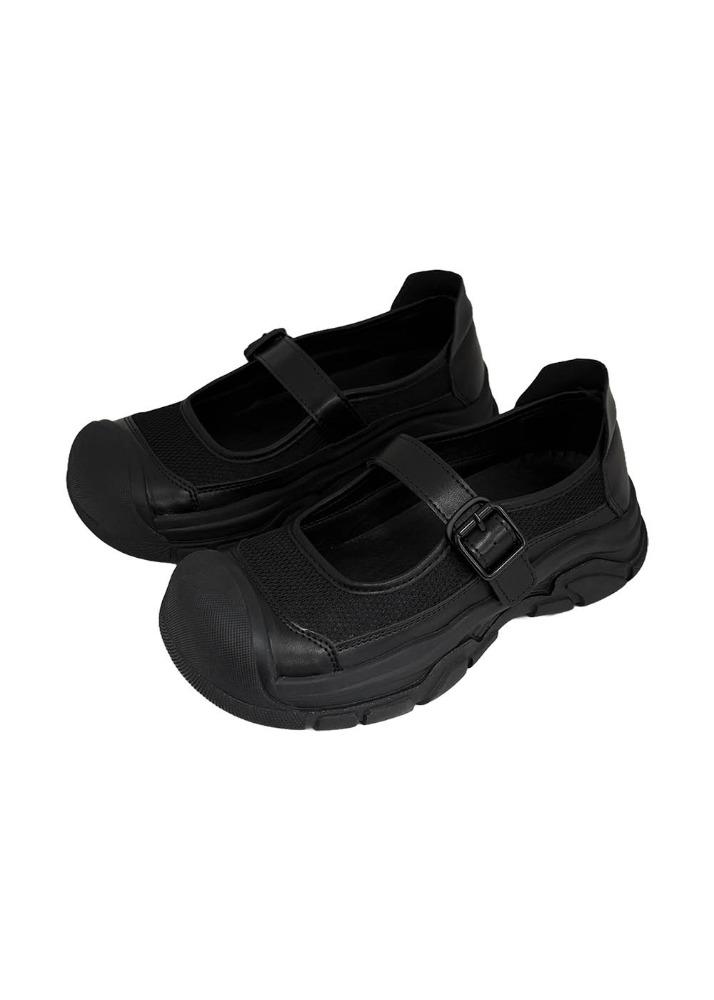 no.258 plain sneakers (all black)