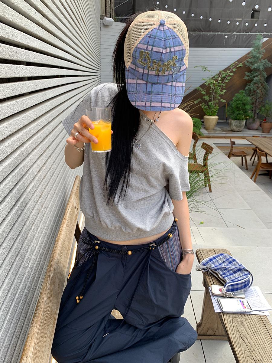Easy fit off-shoulder T (3color)