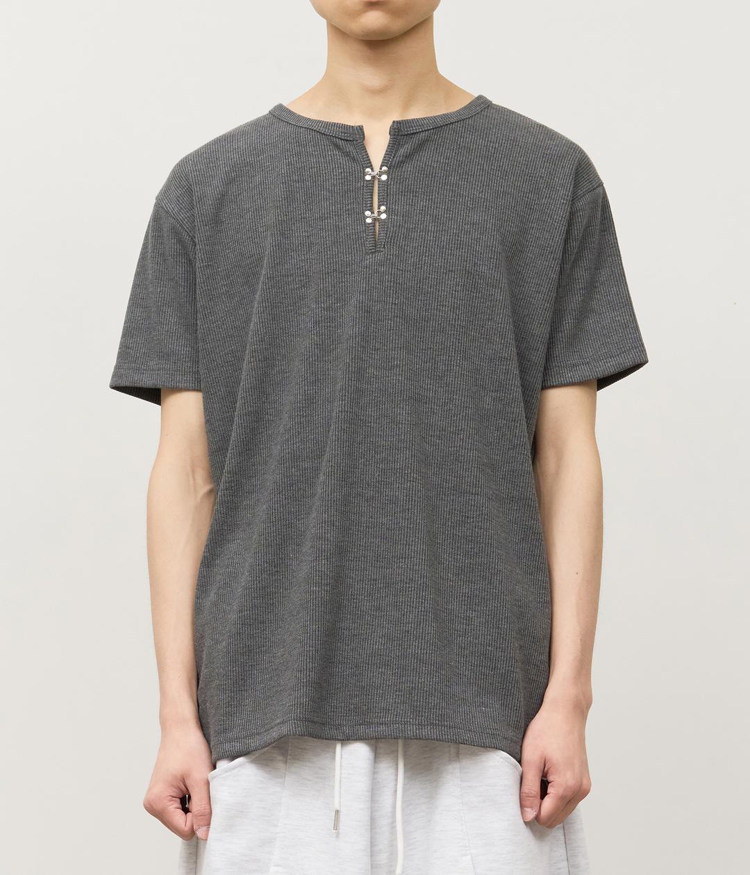 Vers Hook Henley Top (4color)
