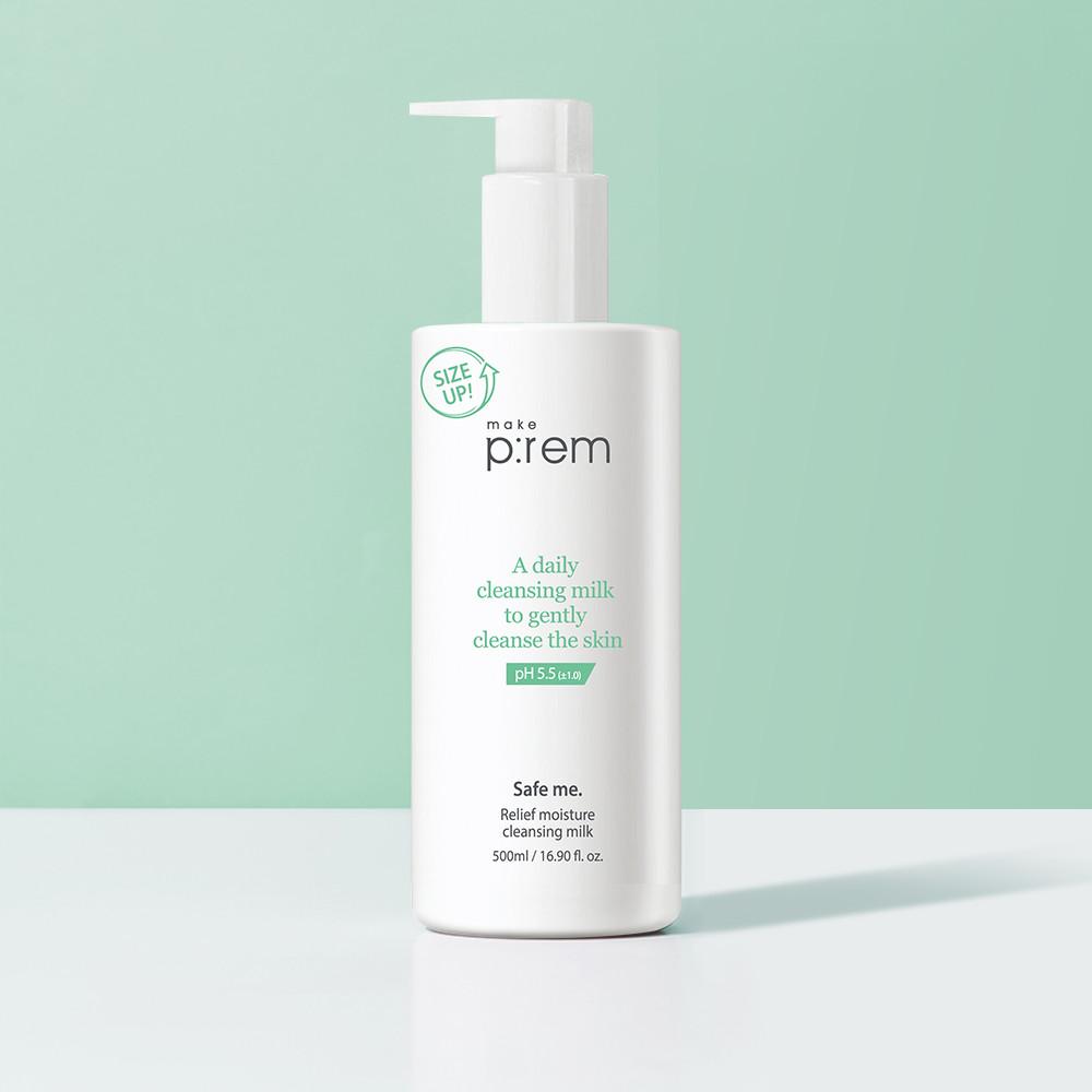 대용량 세이프 미 릴리프 모이스처 클렌징 밀크 500ml