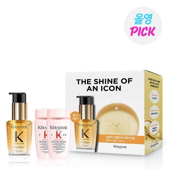 [올영픽/윤기 케어] 케라스타즈 엘릭서 얼팀 헤어 오일 30ml 단품/기획