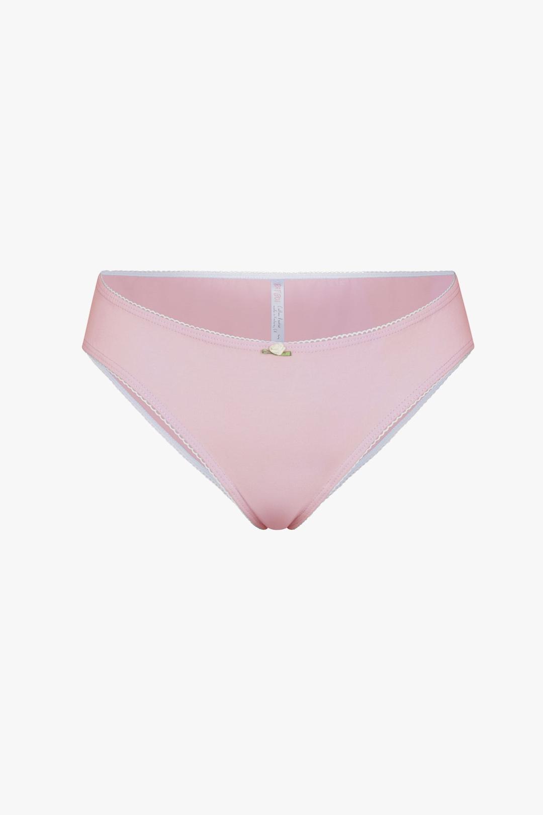 LOW RISE UNDERWEAR IN BABY PINK - S / Baby Pink