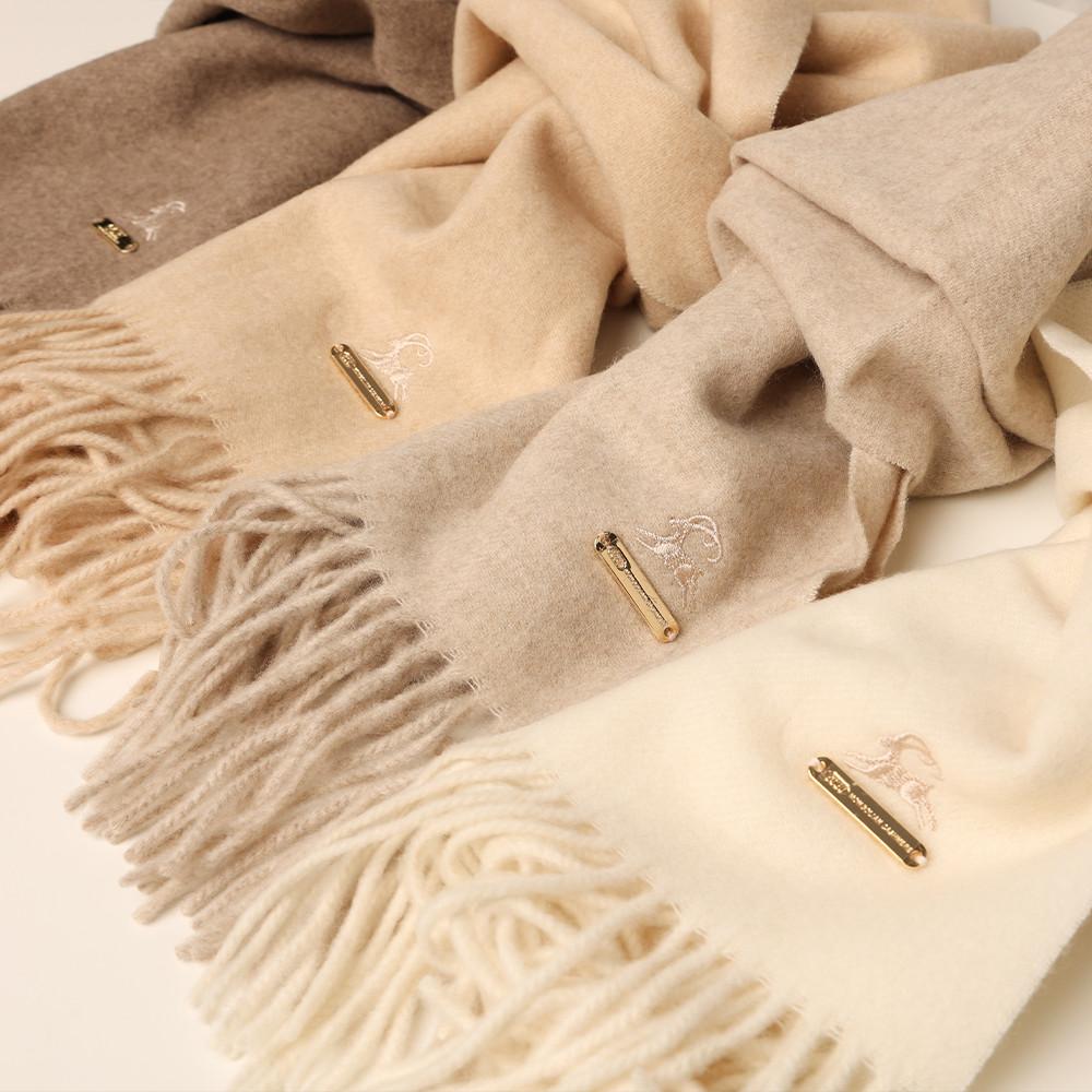 고비 캐시미어 오가닉 머플러, 목도리, 캐시미어 100%