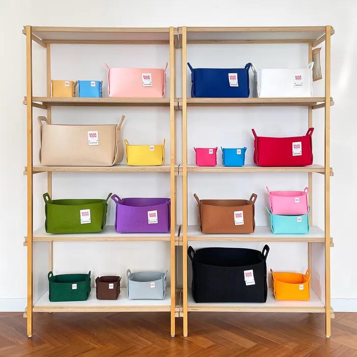 펠트 수납 바구니 (25 Colors)