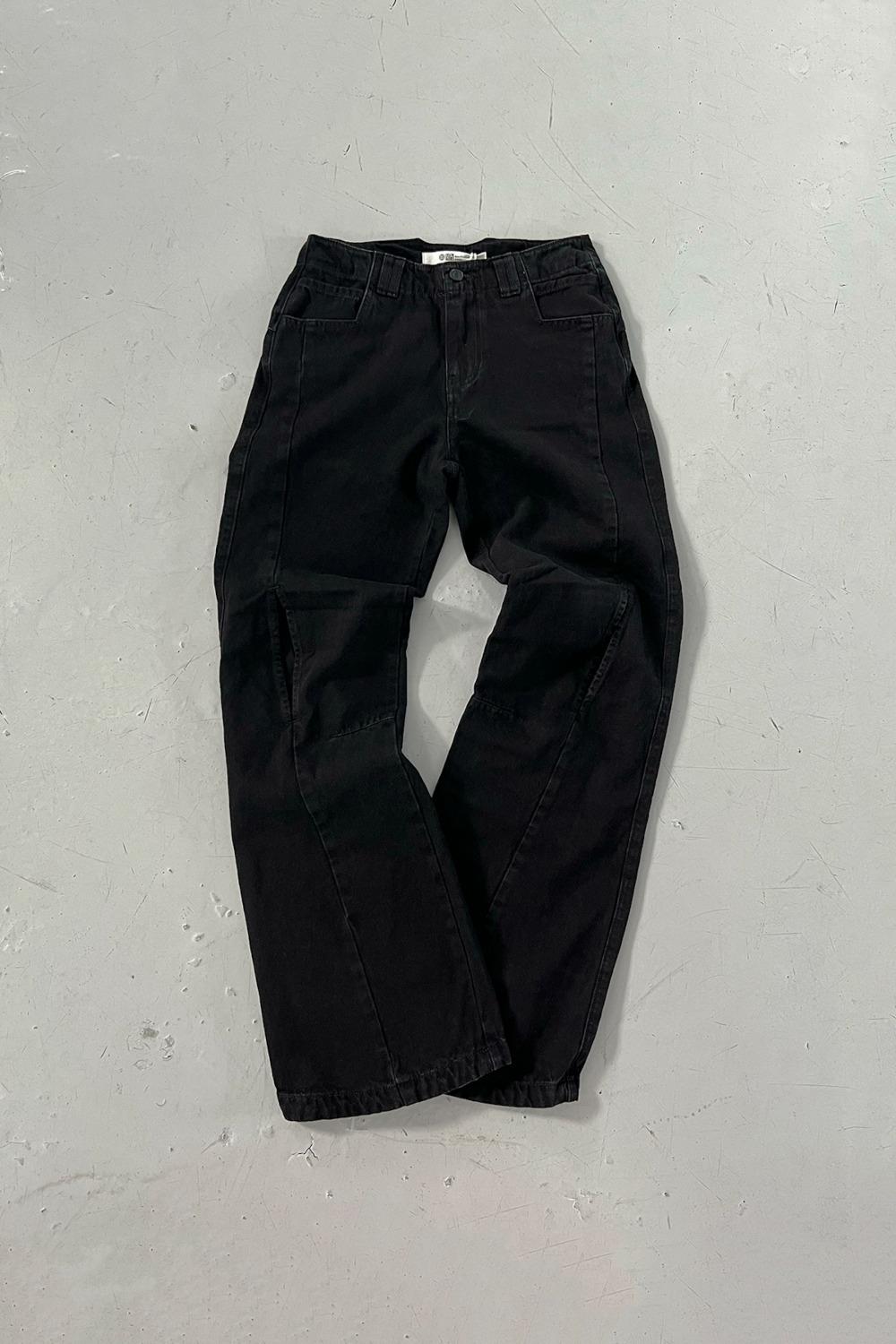 MPa MOTION VENT DENIM PANTS WOMEN (BLACK)