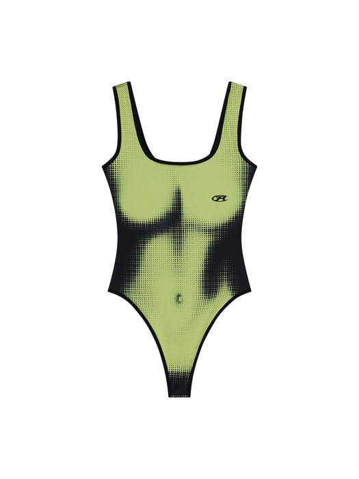 Body Printing Body Suit - Green
