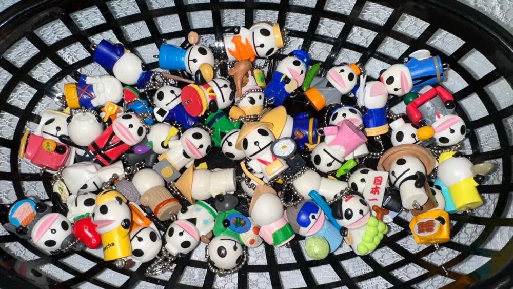 생차팬더 지역 키링