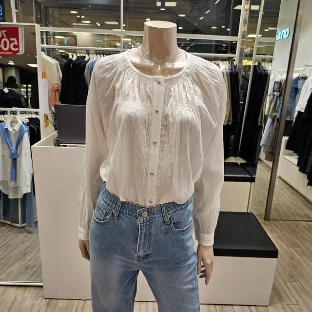 [온앤온]온앤온 라운드넥 루즈핏 블라우스 NJW4MB522_P361968064