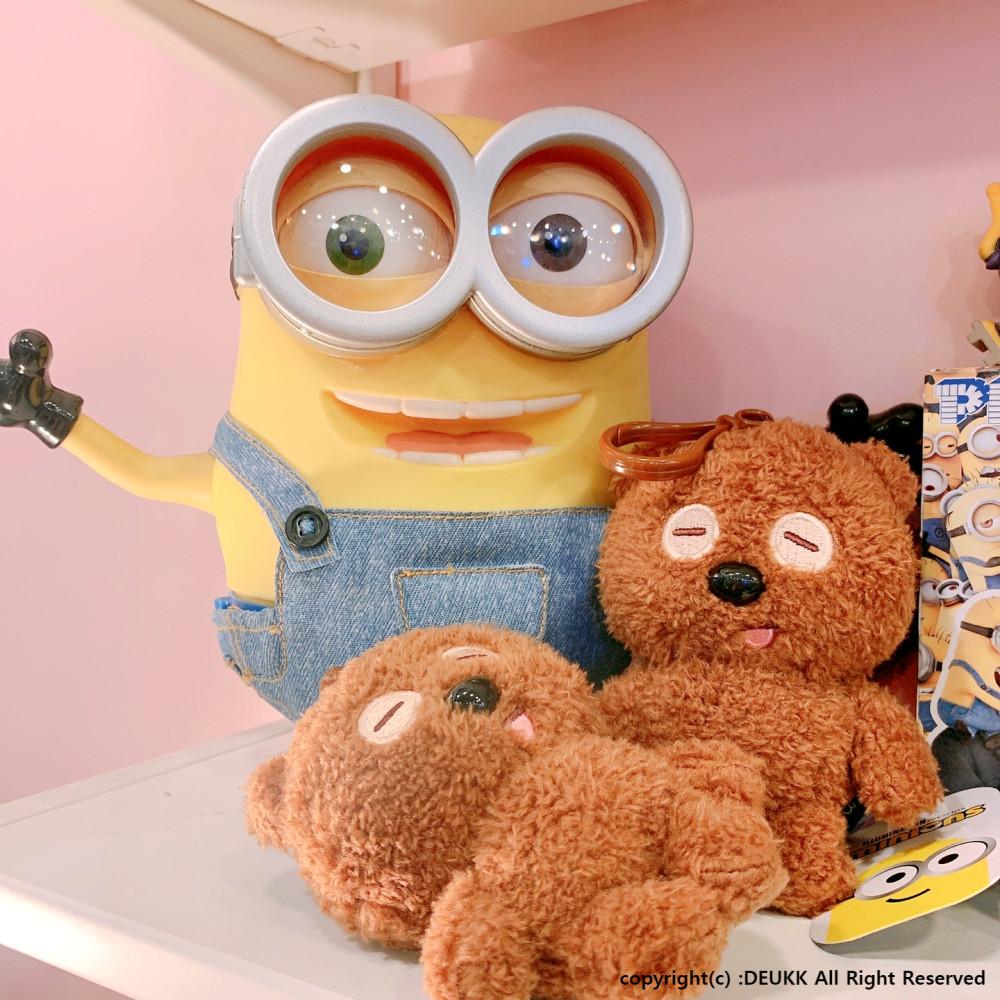 미니언즈 팀 가방고리 인형 / 밥 애착인형 곰인형