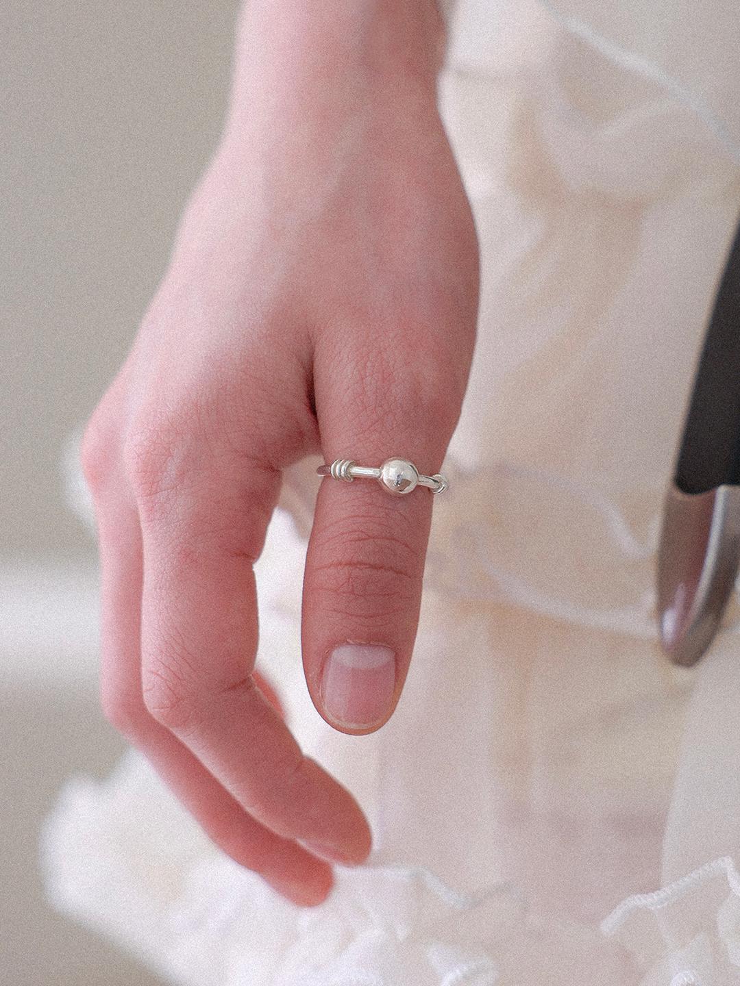 Knot ball ring (Large)