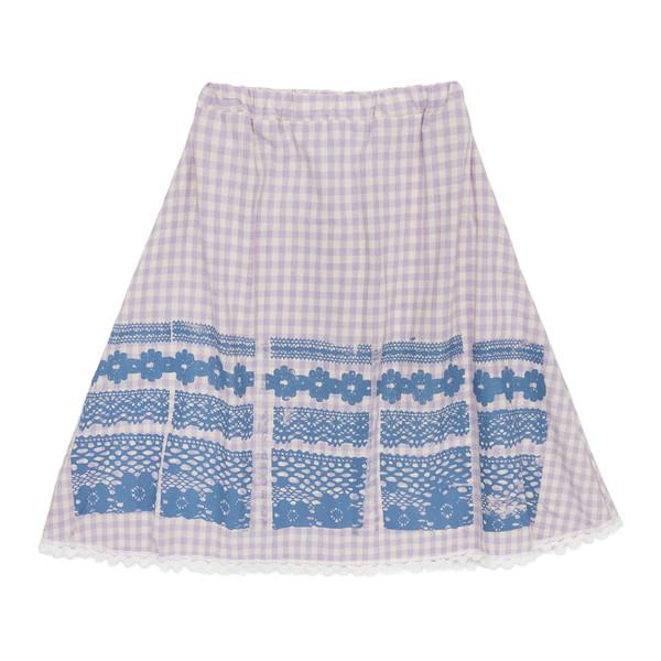 Print Race Skirt