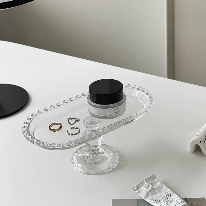 유리 트레이 악세사리 주얼리 정리함 인테리어 오브제