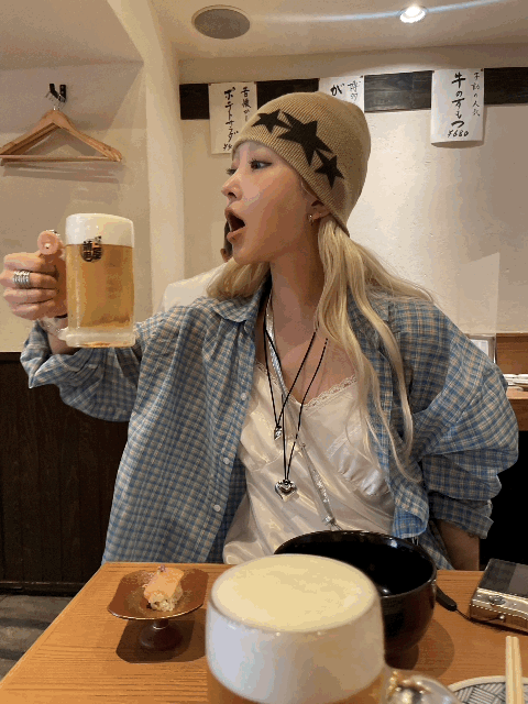 Muse over fit check shirt (남여공용)
