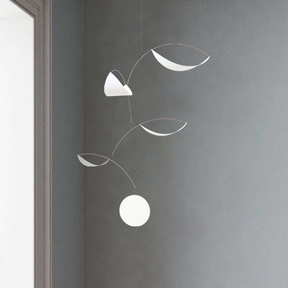 루일리 나무열매 벽 장식 소품 북유럽 인테리어 모빌 / 화이트그레이