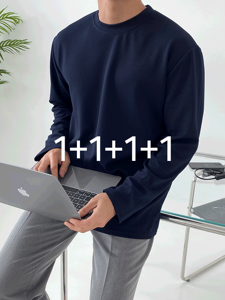 [1+1+1+1] 구김적은 리얼 링클프리 티셔츠