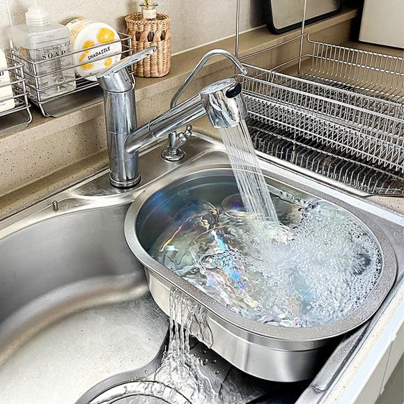 [자체배송] 키친 스텐 설거지통