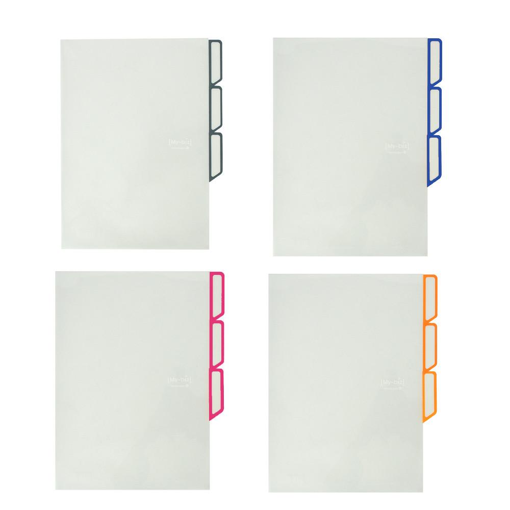 엘자파일 포켓파일 A4홀더 파일폴더 섹션 인덱스화일 모닝글로리