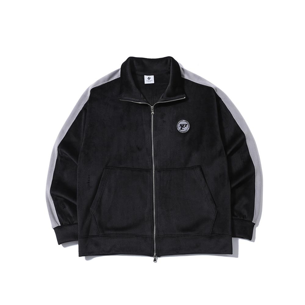 벨로아 코듀로이 집업 블랙