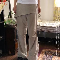 unbal skirt pants 2 color