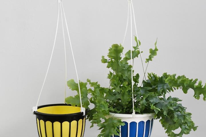 카네야 컬러 행잉화분 세트 플라스틱 화분