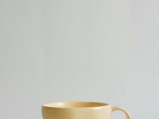 Wave tea cup set - butter