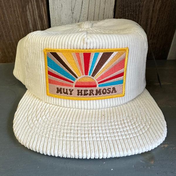 Hermosa Beach MUY HERMOSA Vintage Corduroy Hat - Beige