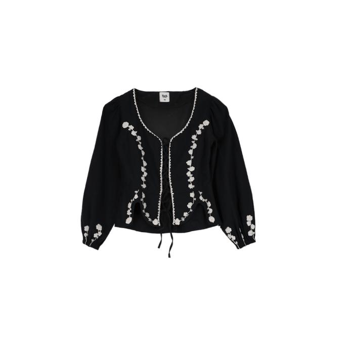 [TACH CLOTHING] 티타니아 핸드 엠브로이더드 코르셋 블라우스