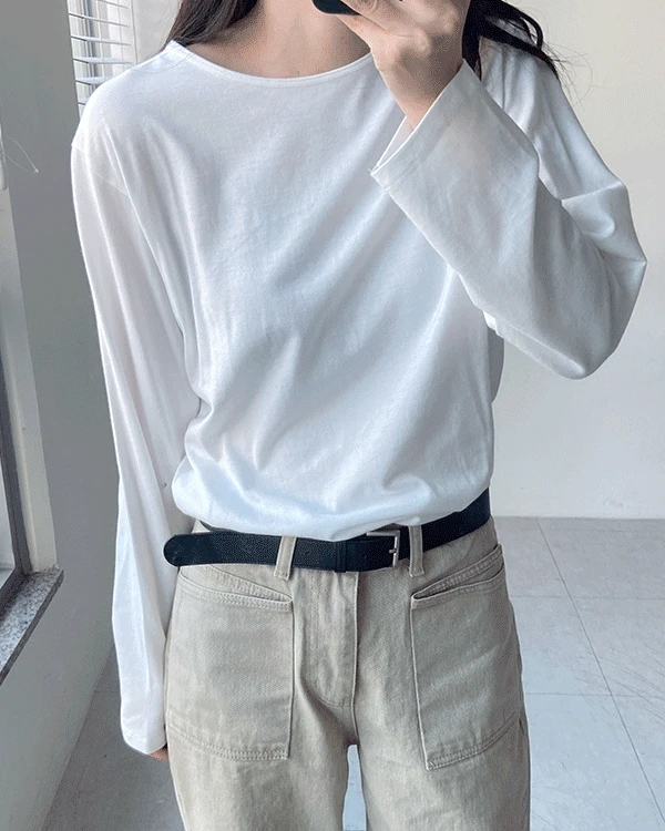 24FW 텐셀 베이직티(긴팔)