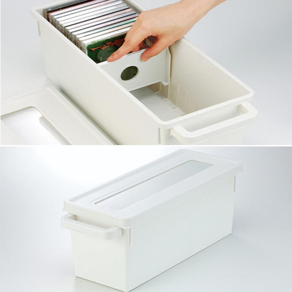 CD DVD 보관함 만화책 정리함 수납 박스 m