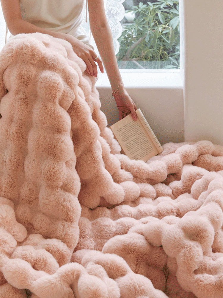 (주문폭주) 밍크 버블 블랭킷